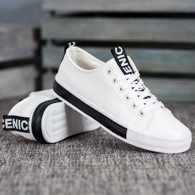 Bestelle Lijepe sportske tenisice bijela crna 1