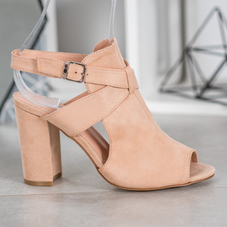 Seastar Elegantne sandale na šanku smeđa 2