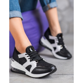 Weide Crne sportske cipele sa sjajem crno 1