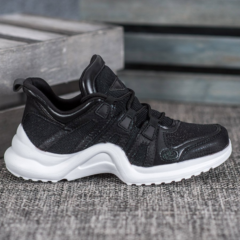 RTX WALK Crne tenisice sa sjajem crna 2