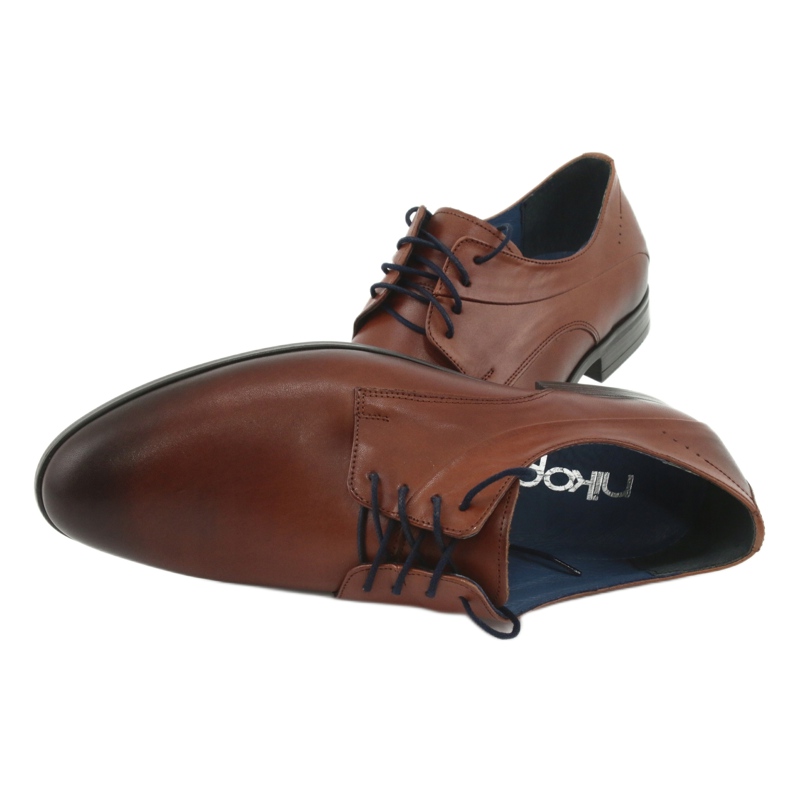 Nikopol Smeđe kožne cipele 1736 smeđa 6