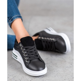 SHELOVET Sportska obuća na platformi crna 1