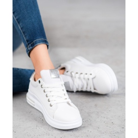 Weide Sportske cipele sa srebrnim umetcima bijela 1