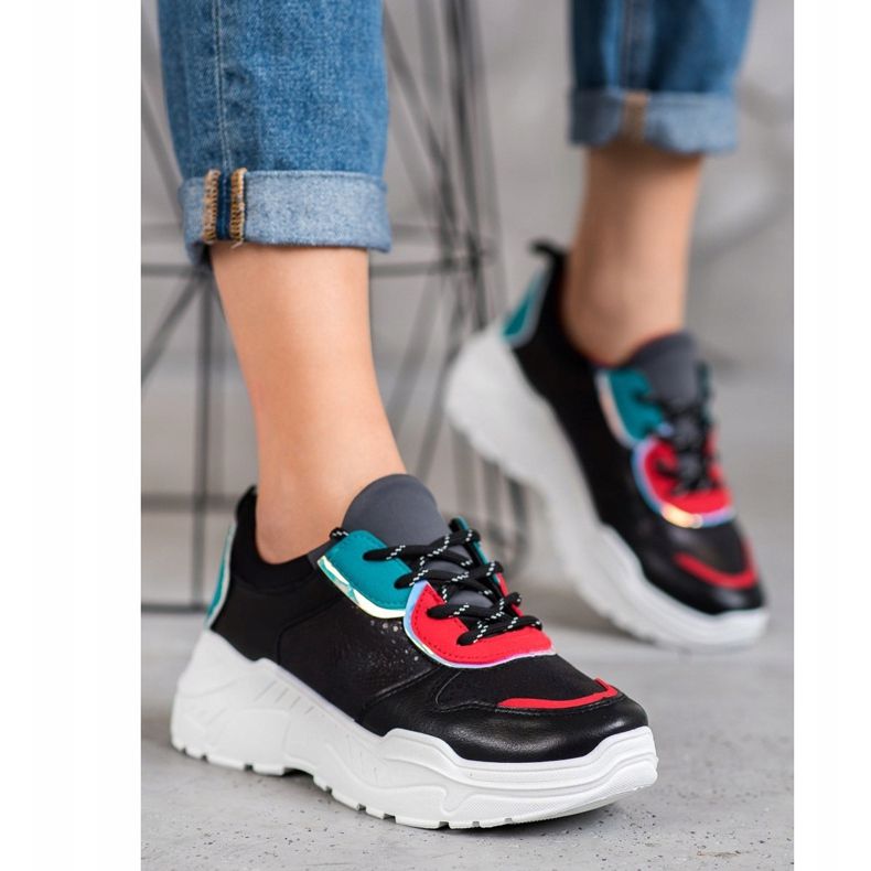 SHELOVET Modne tenisice crna 2