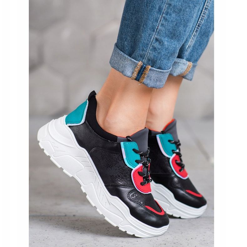 SHELOVET Modne tenisice crno 1