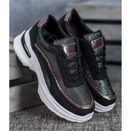 SHELOVET Modne sportske cipele crna 2