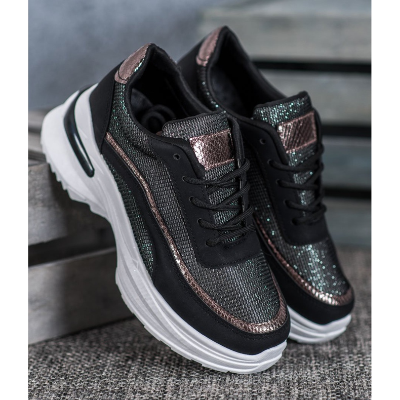 SHELOVET Modne sportske cipele crno 2