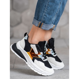 SHELOVET Tenisice s mrežom bijela crna 1