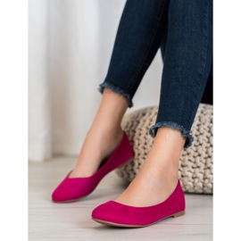 Best Shoes Balerine od antilopa ljubičasta 1