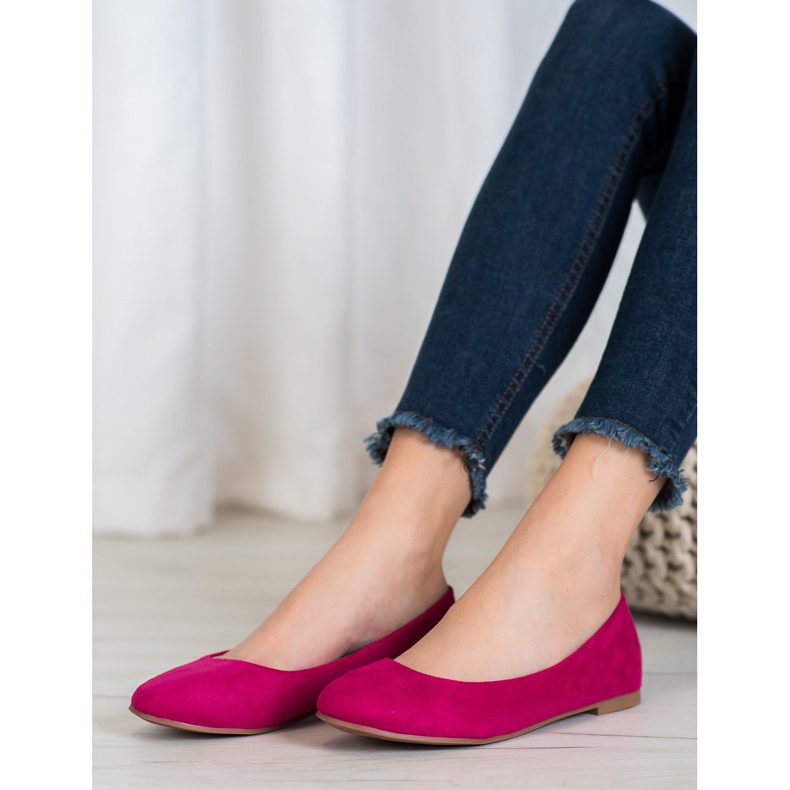 Best Shoes Balerine od antilopa ljubičasta 2