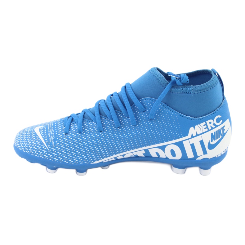 Nike Mercurial Superfly 7 Club FG / MG Jr AT8150-414 nogometne cipele plava 1