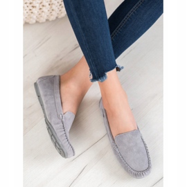 Klasična koža VINCEZA Moxins siva 2