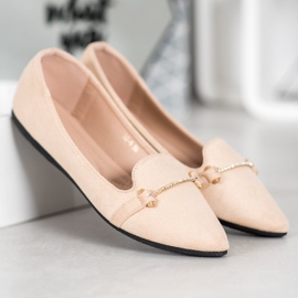 SHELOVET Balerina u špicu smeđa 1