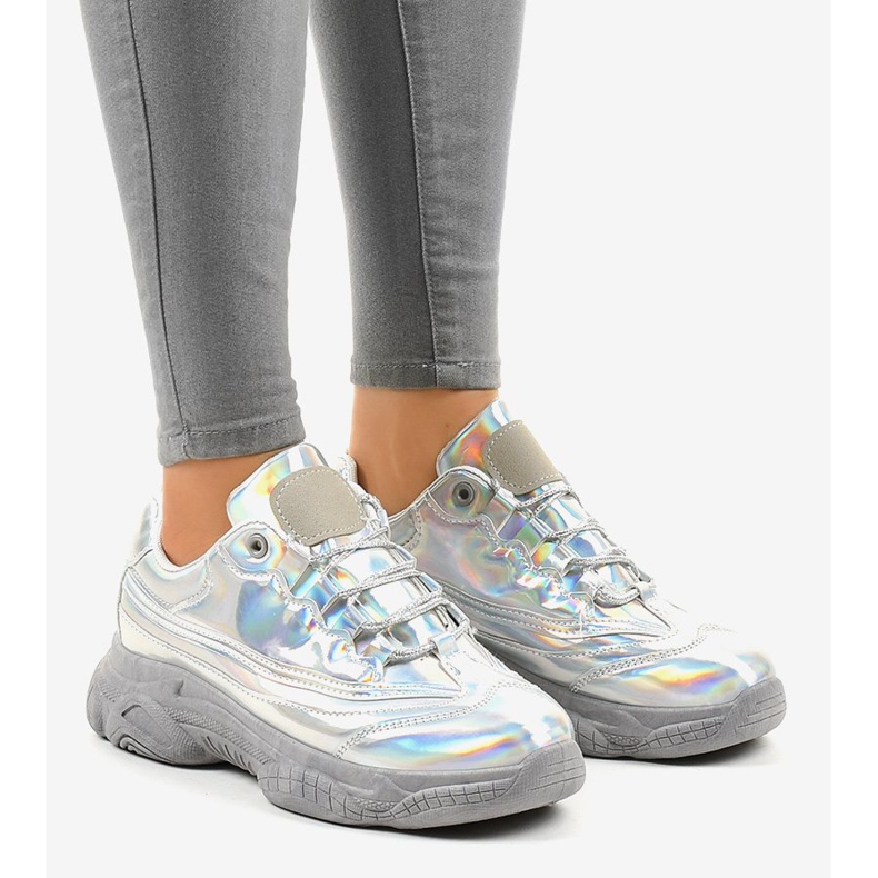 Srebrne tenisice tenisice Z-9781 siva 1