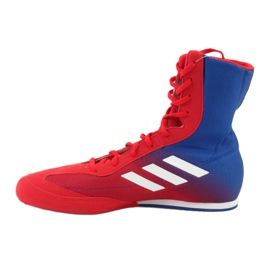 Boks cipele adidas Box Hog Plus plavo-crvena plava 2