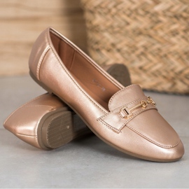 Clowse Elegantna obuća od eko kože zlatni 1