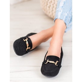 Bestelle Elegantne crne mokasine crna 2