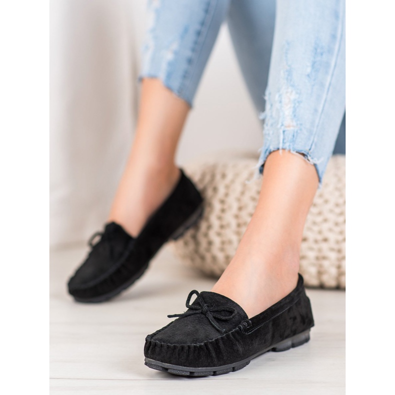 Filippo Kožne crne mokasine crna 1