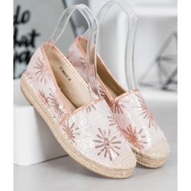 Best Shoes Espadrile sa šljokicama ružičasta 2