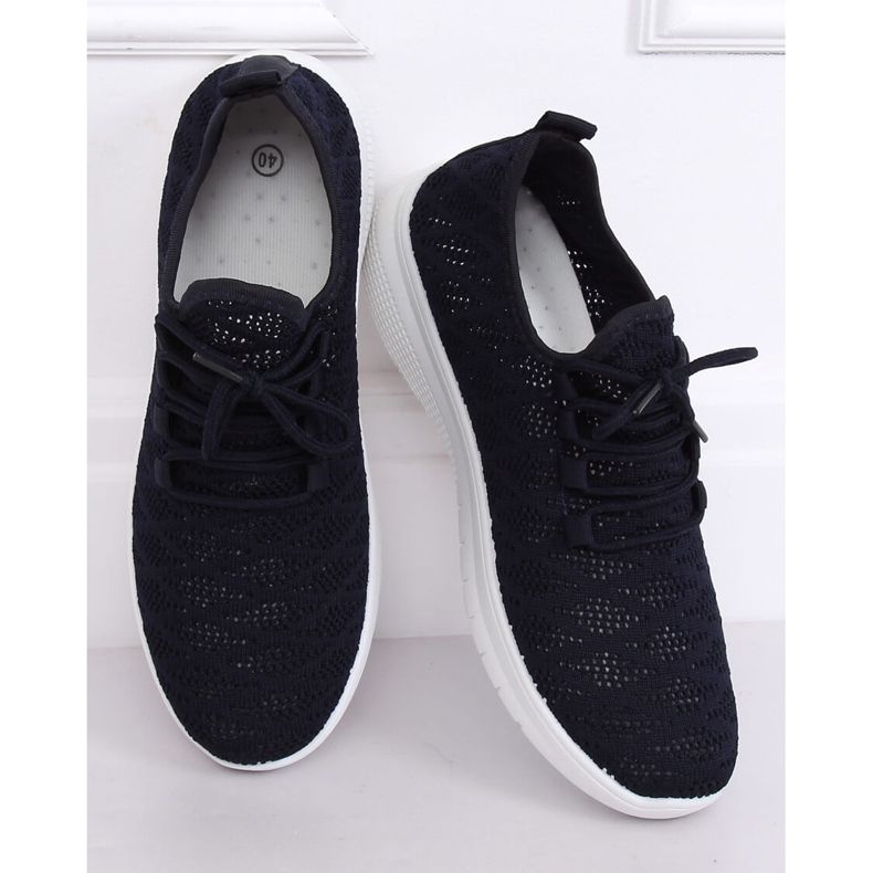 BB76 Mornaričko -plave sportske cipele mornarsko plava žuta boja 2