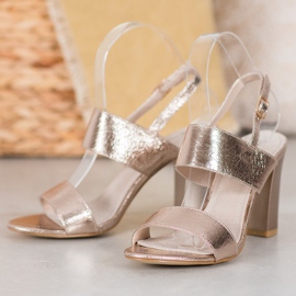 Goodin Elegantne sandale žuta boja 2