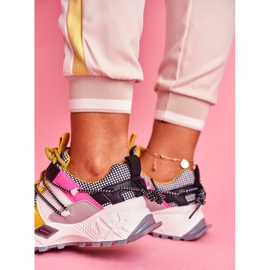 SEA Ženska sportska obuća LA91 bijela crna višebojan žuta boja 2