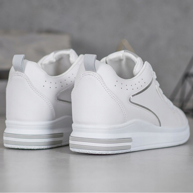 SHELOVET Bijele cipele sa skrivenim klinom bijela 1