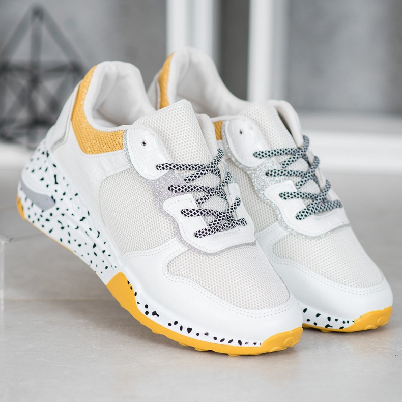 SHELOVET Tenisice s mrežom bijela 2