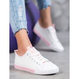 SHELOVET Tenisice s eko kožom Lijepo bijela 1