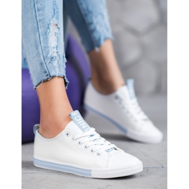 SHELOVET Tenisice s eko kožom Lijepo bijela 1