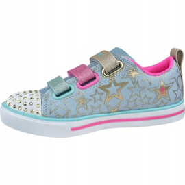 Skechers Sparkle Lite-Stars The Limit Jr 314036L-LBMT Cipele plava ružičasta zlatni 1