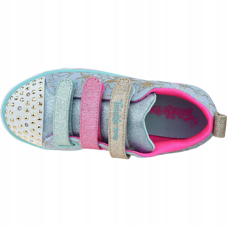 Skechers Sparkle Lite-Stars The Limit Jr 314036L-LBMT Cipele plava ružičasta zlatna 2
