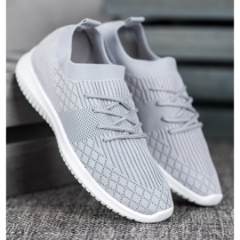 SHELOVET Ažurne sportske cipele siva 1