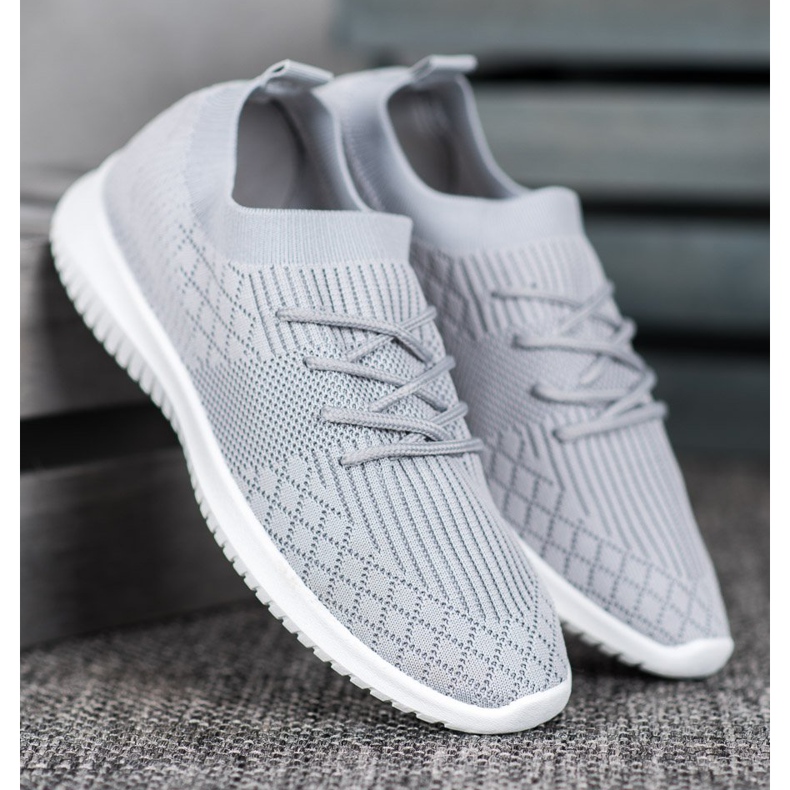 SHELOVET Ažurne sportske cipele siva 1