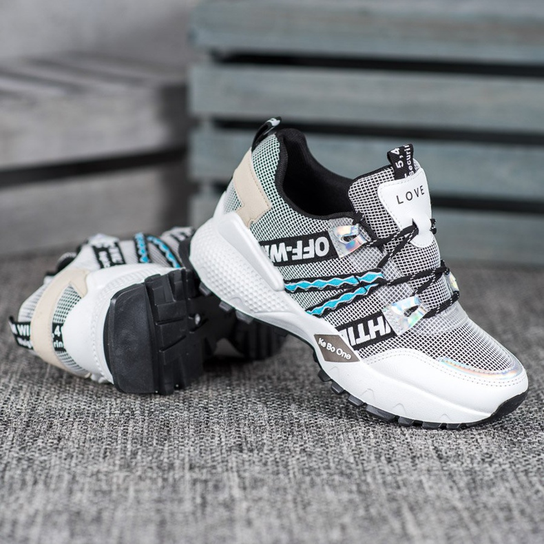 Bona Volite Mesh tenisice bijela crno 2