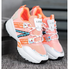 Bona Volite Mesh tenisice bijela narančasta 2