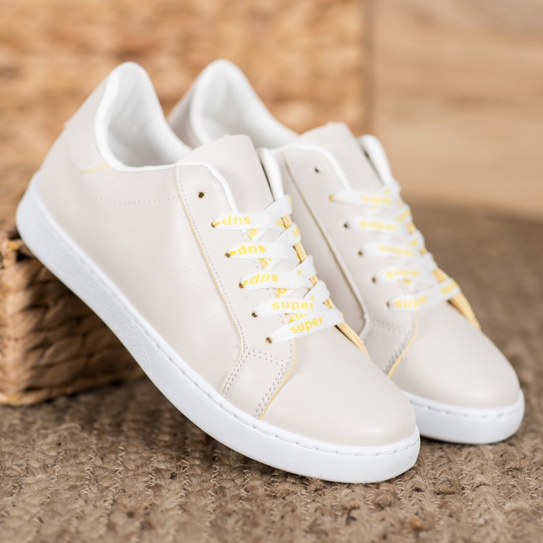 SHELOVET Super sportske cipele smeđa žuta boja 1