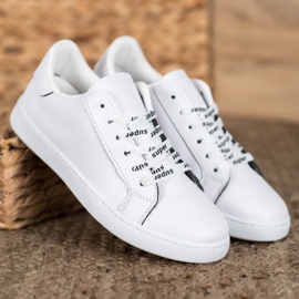 SHELOVET Super sportske cipele bijela crna 1