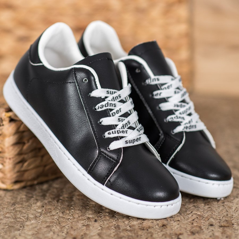 SHELOVET Super sportske cipele bijela crno 2