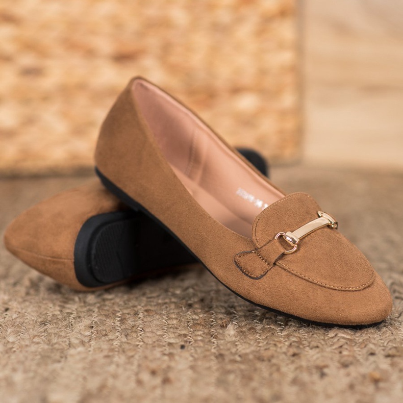 SHELOVET Balerine od antilopa smeđa 1