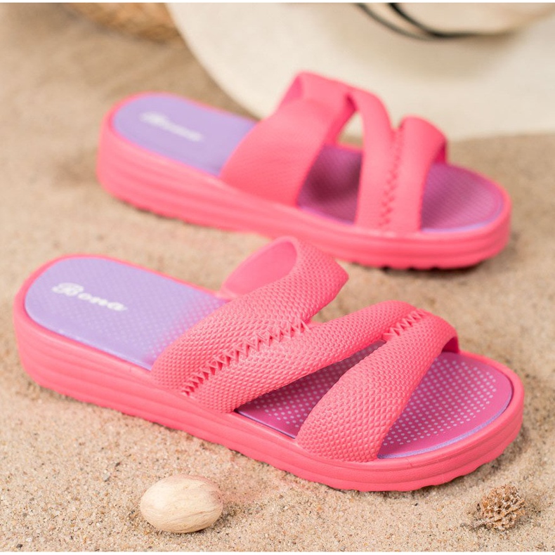 Bona Udobne ružičaste papuče ružičasta 1