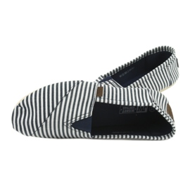 Wishot Udobne, moderne tenisice na pruge 32-065, bijele i plave bijela 5