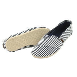 Wishot Udobne, moderne tenisice na pruge 32-065, bijele i plave bijela 4