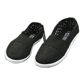 Wishot Djevojke sjajne crne i neuredne tenisice 44-053 crna 3