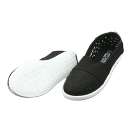 Wishot Djevojke sjajne crne i neuredne tenisice 44-053 crno 4