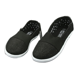 Wishot Djevojke sjajne crne i neuredne tenisice 44-053 crno 2