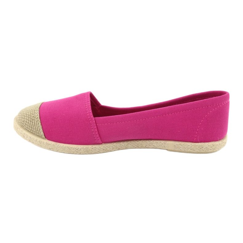 Wishot 32-130 espadrila balerina ružičasta 2