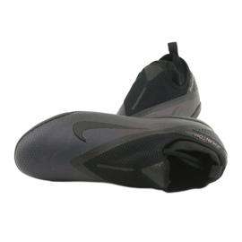 Nike React Phantom Vsn 2 Pro Df Tf M CD4174-010 nogometna cipela crno 5