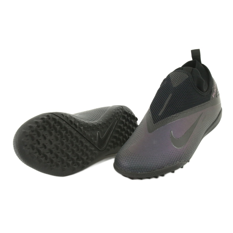 Nike React Phantom Vsn 2 Pro Df Tf M CD4174-010 nogometna cipela crna 4