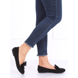 Crne ženske mokasine 99-72A Crne crno 2